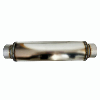 5" Inlet/Outlet 30" Inch Overall Stainless Steel Performance Diesel Exhaust Muffler/ Resonator