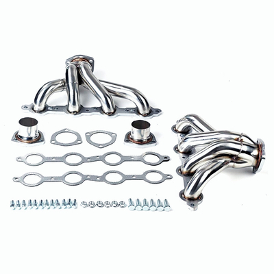 Exhaust Header for Super Competition, Block Hugger, Steel, Painted, Chevy, Small Block, LS1, Pair