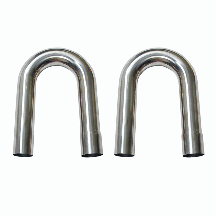 2.25'' Mandrel Bend Exhaust Pipe 8PCS DIY Kit Straight & Bend Pipe 304 Stainless