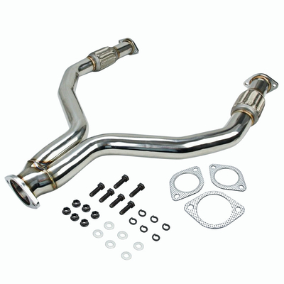 Down Pipe FOR 370Z Z34/G37 V36 VQ37VHR 08-16 STAINLESS RACING X/Y-PIPE/DOWNPIPE EXHAUST